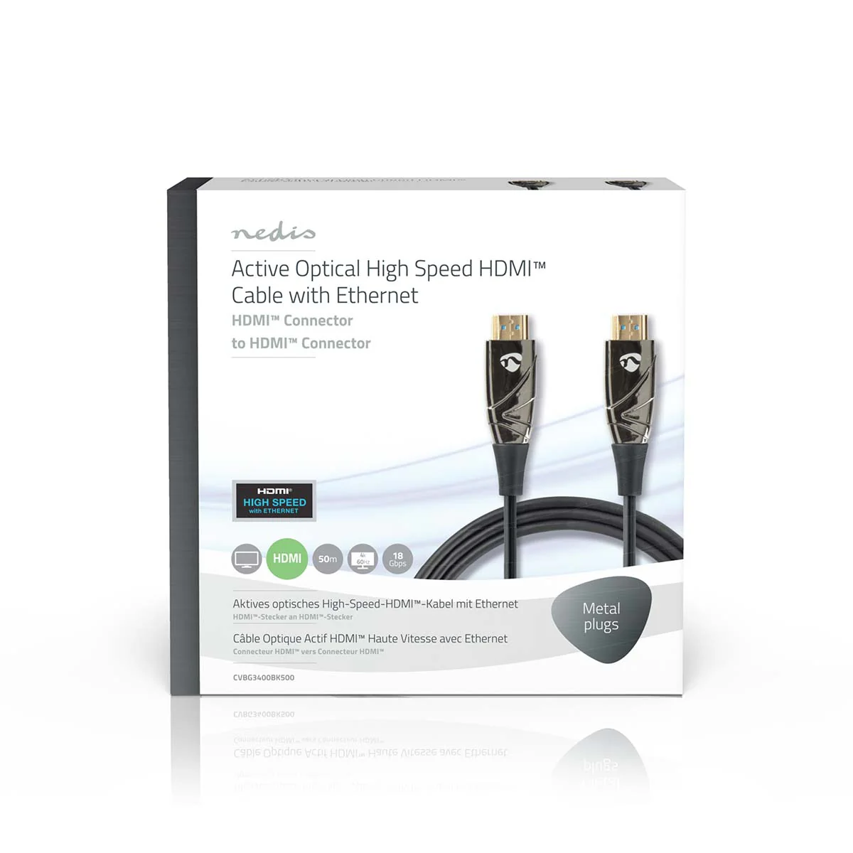 Actieve Optische High Speed HDMI™-Kabel met Ethernet HDMI™ Connector - HDMI™ Connector - 4K@60Hz - Image 12
