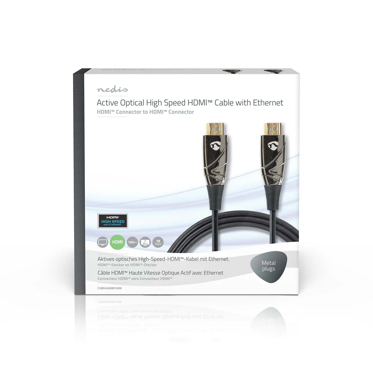 Actieve Optische High Speed HDMI™-Kabel met Ethernet HDMI™ Connector - HDMI™ Connector - 4K@60Hz - Image 7