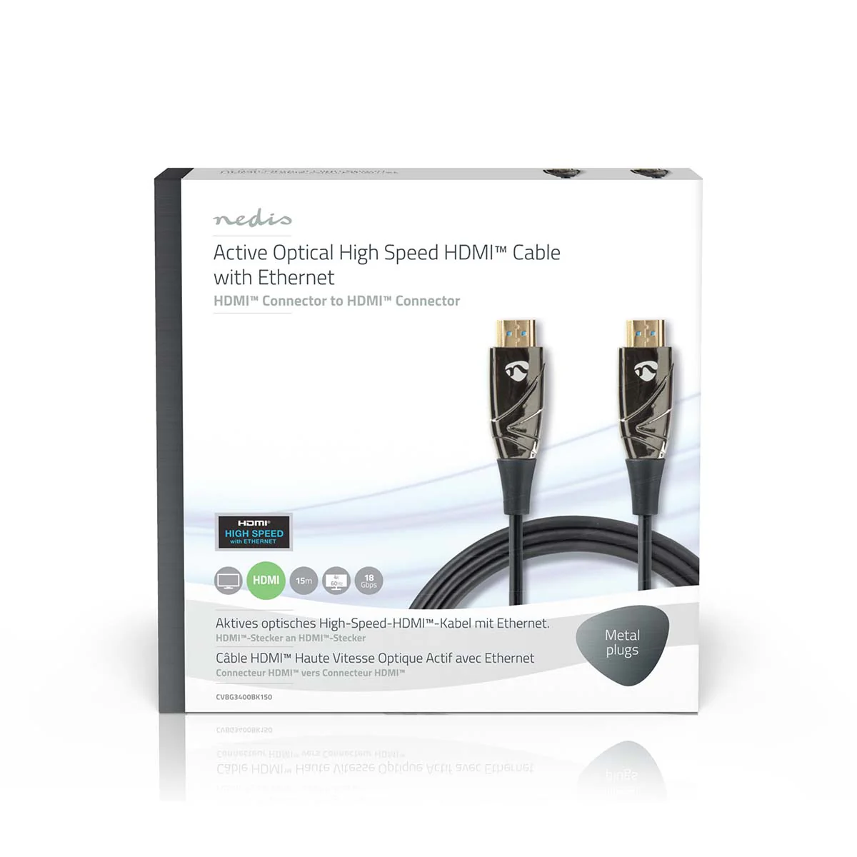 Actieve Optische High Speed HDMI™-Kabel met Ethernet HDMI™ Connector - HDMI™ Connector - 4K@60Hz - Image 8
