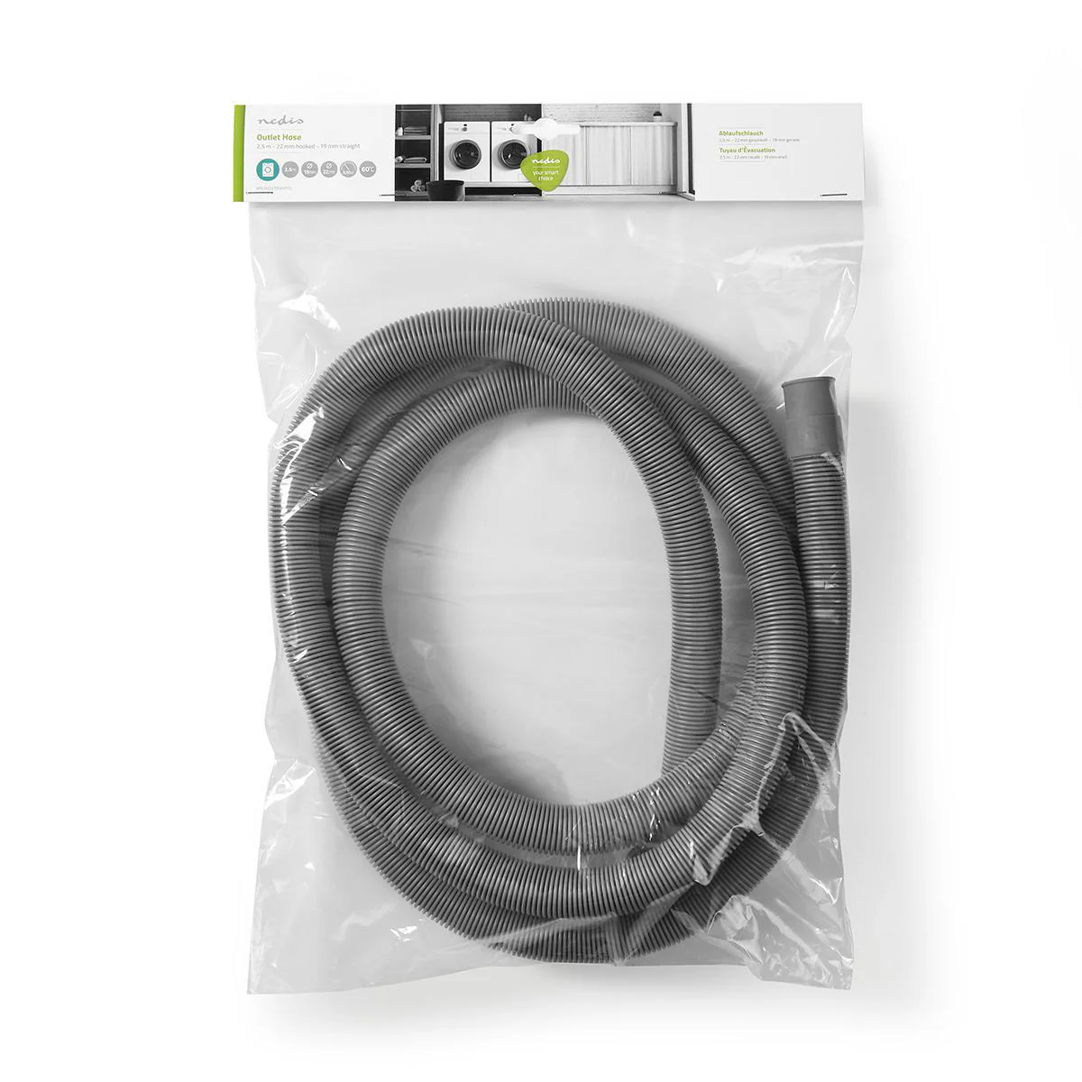 Afvoerslang 22 mm - 19 mm - 0.5 Bar - Image 3