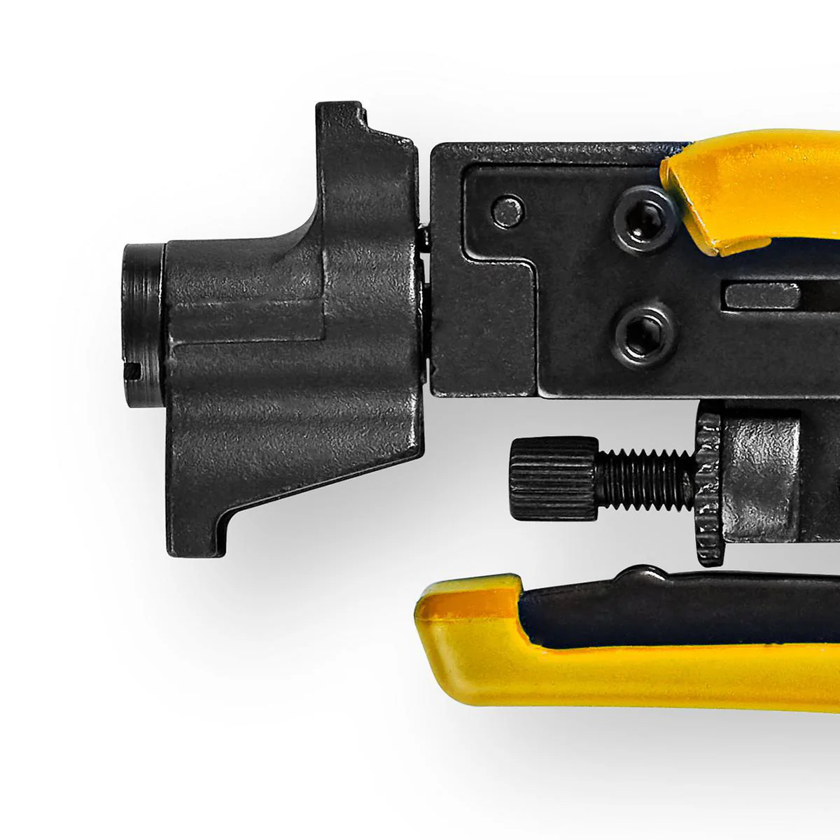 Antennekabel Installatiegereedschap Krimptang - Geel / Zwart - ABS / Staal - Image 4