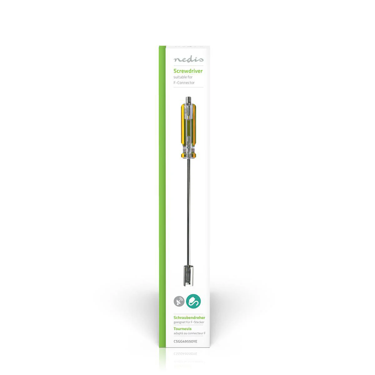 Antennekabel Installatiegereedschap Screw Driver - Geel / Transparant - ABS - Image 3