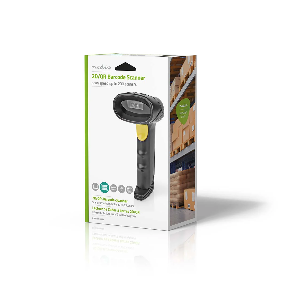 Barcodescanner CMOS - Bedraad - 1D Lineair / 2D/QR - Image 7