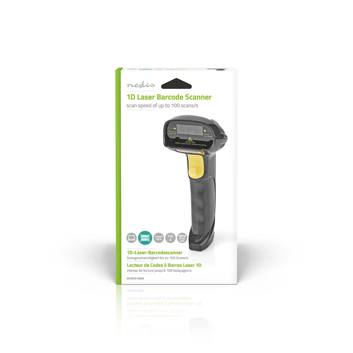 Barcodescanner Laser - Bedraad - 1D Lineair - Image 6