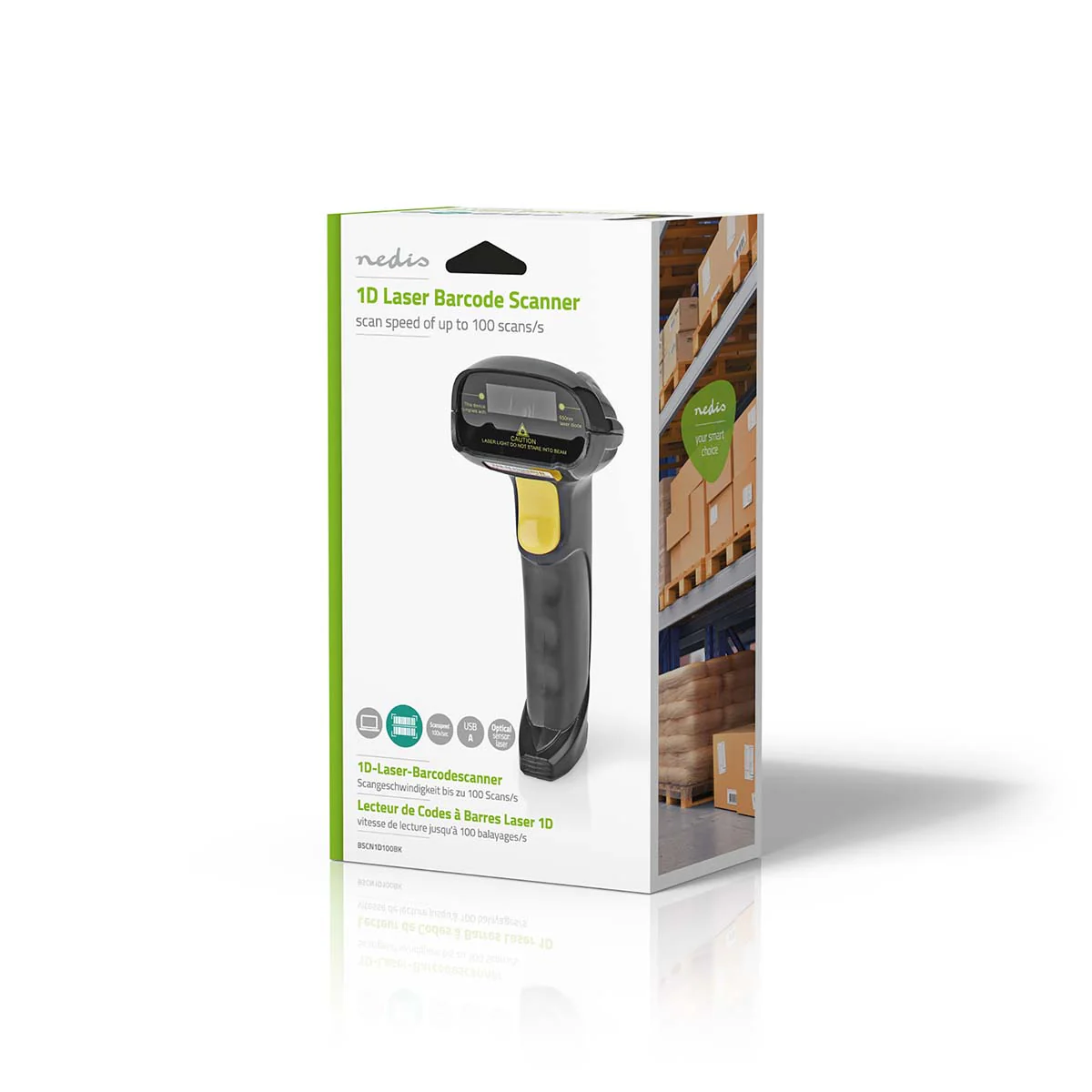 Barcodescanner Laser - Bedraad - 1D Lineair - Image 7