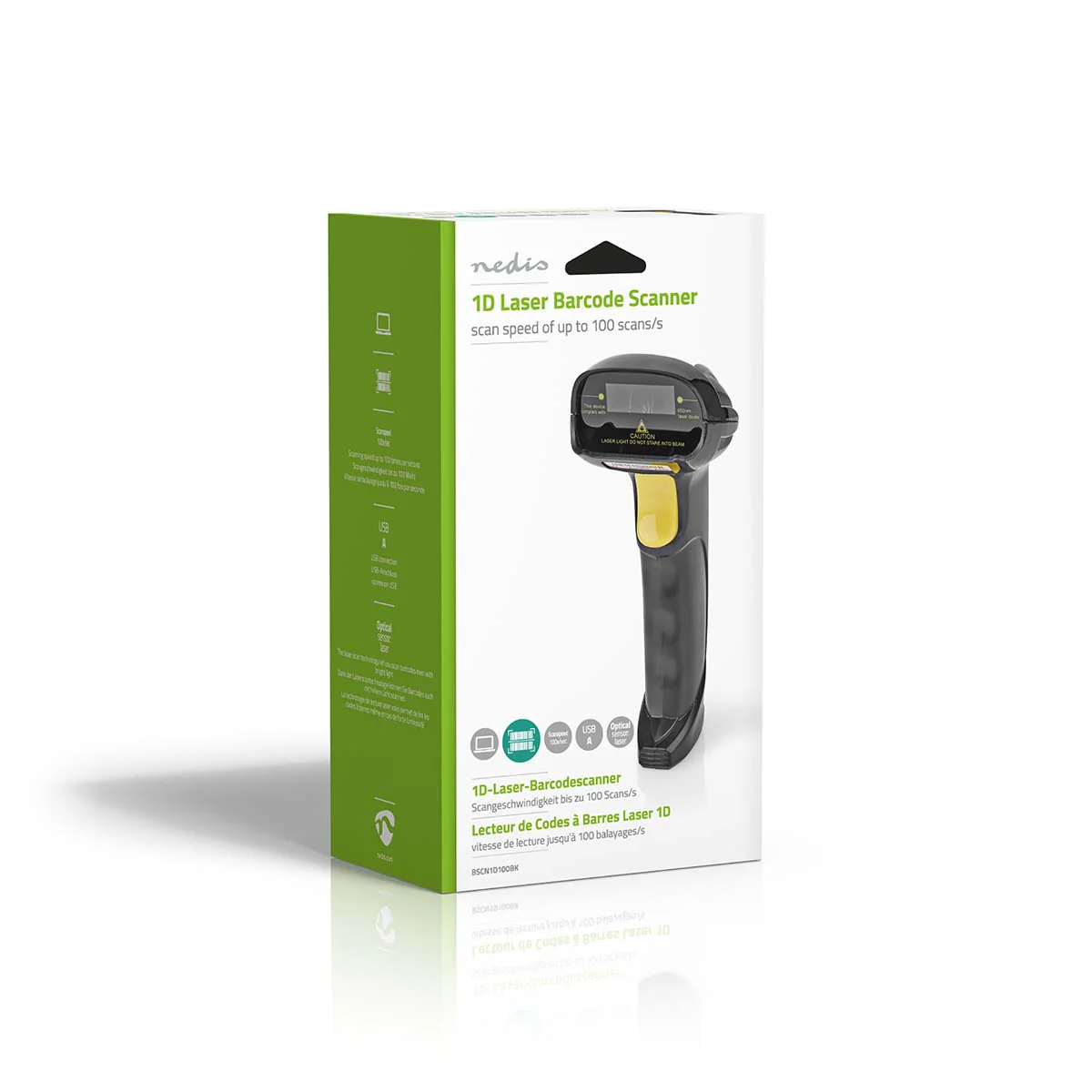 Barcodescanner Laser - Bedraad - 1D Lineair - Image 8