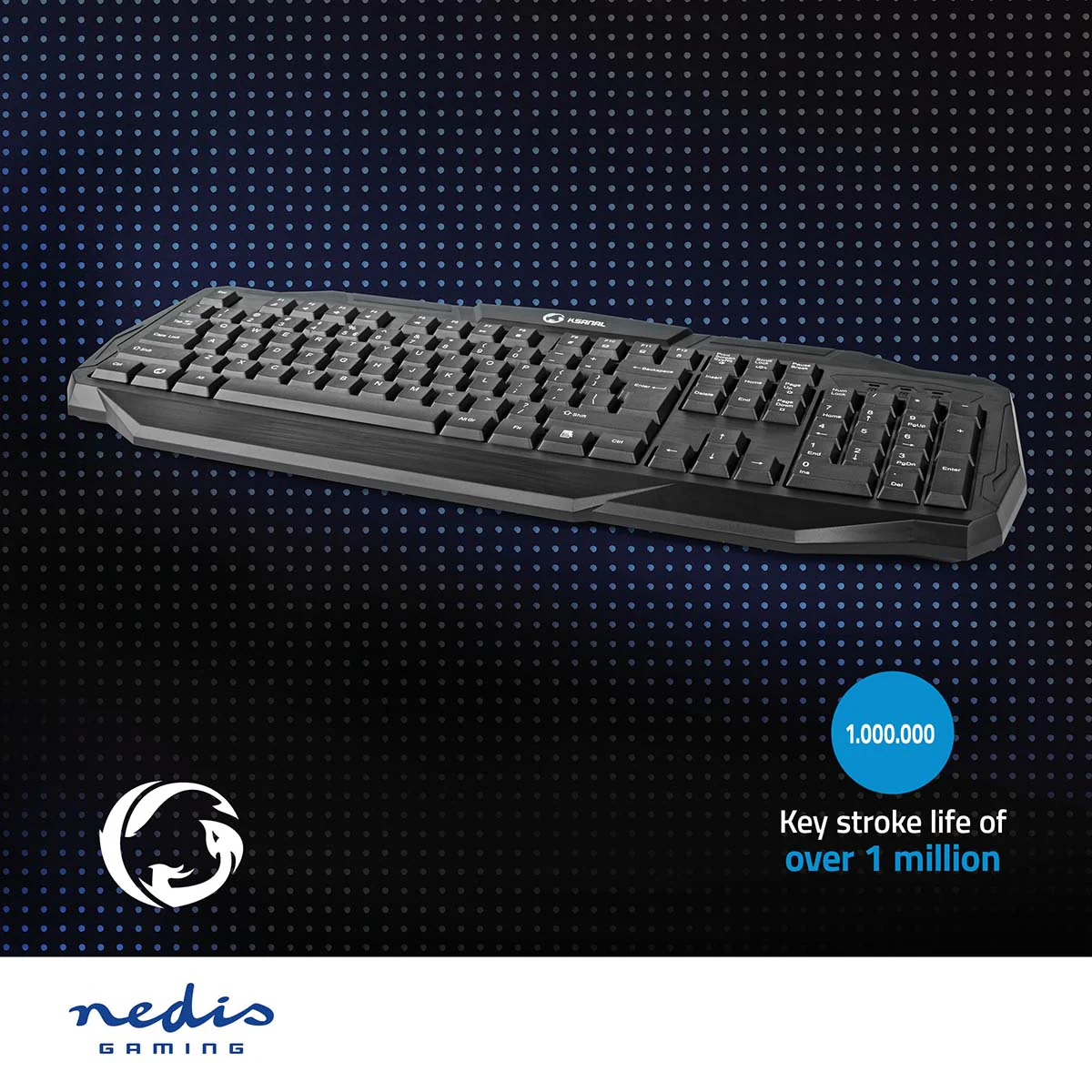 Bedraad Gaming Toetsenbord USB 2.0 - Membrane Toetsen - LED - Image 6