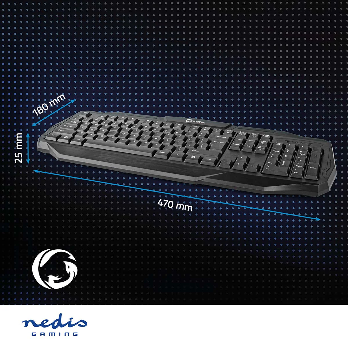 Bedraad Gaming Toetsenbord USB 2.0 - Membrane Toetsen - LED - Image 8