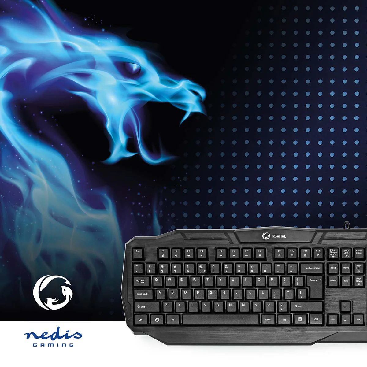 Bedraad Gaming Toetsenbord USB 2.0 - Membrane Toetsen - LED - Image 9