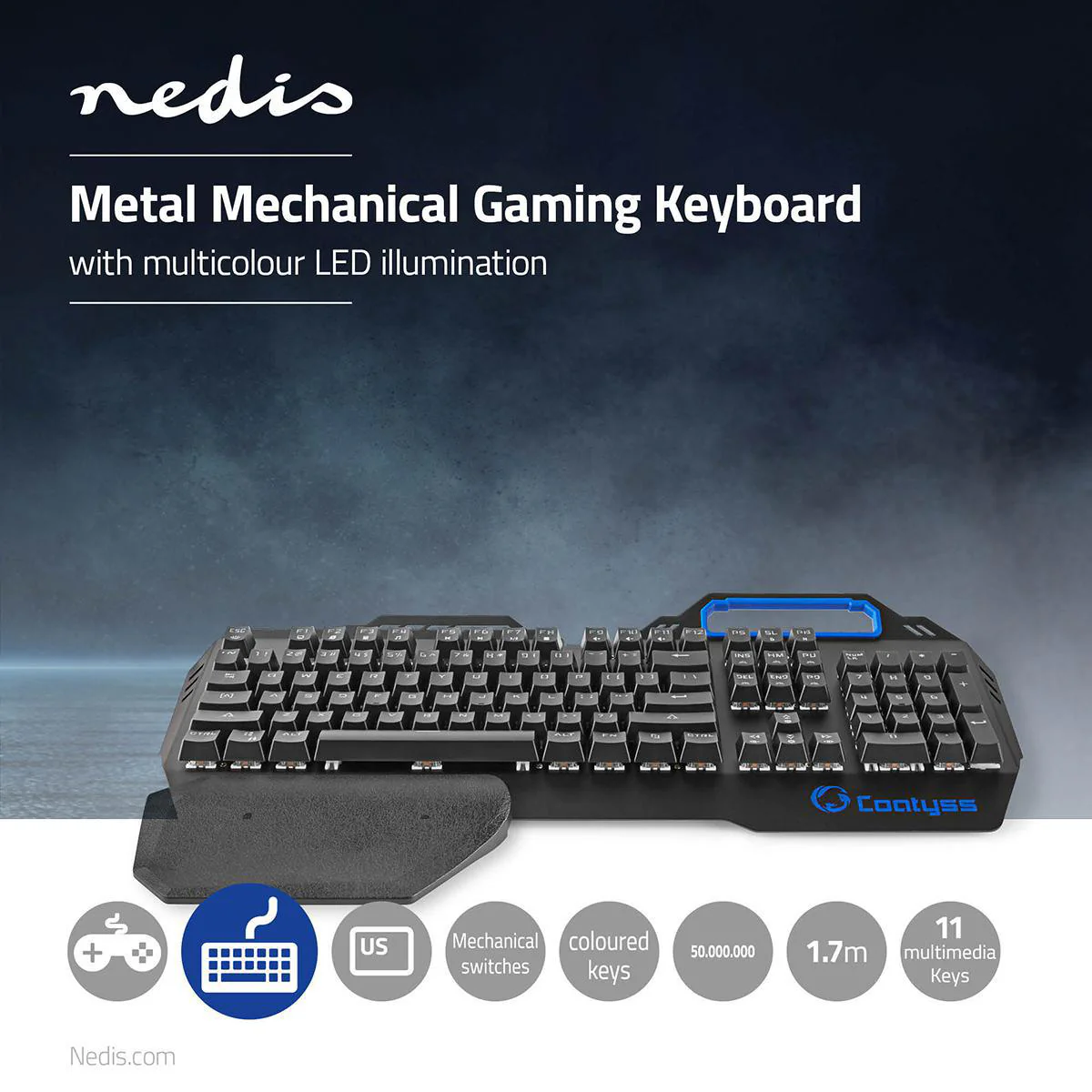 Bedraad Gaming Toetsenbord USB - Mechanische Toetsen - RGB - Image 6