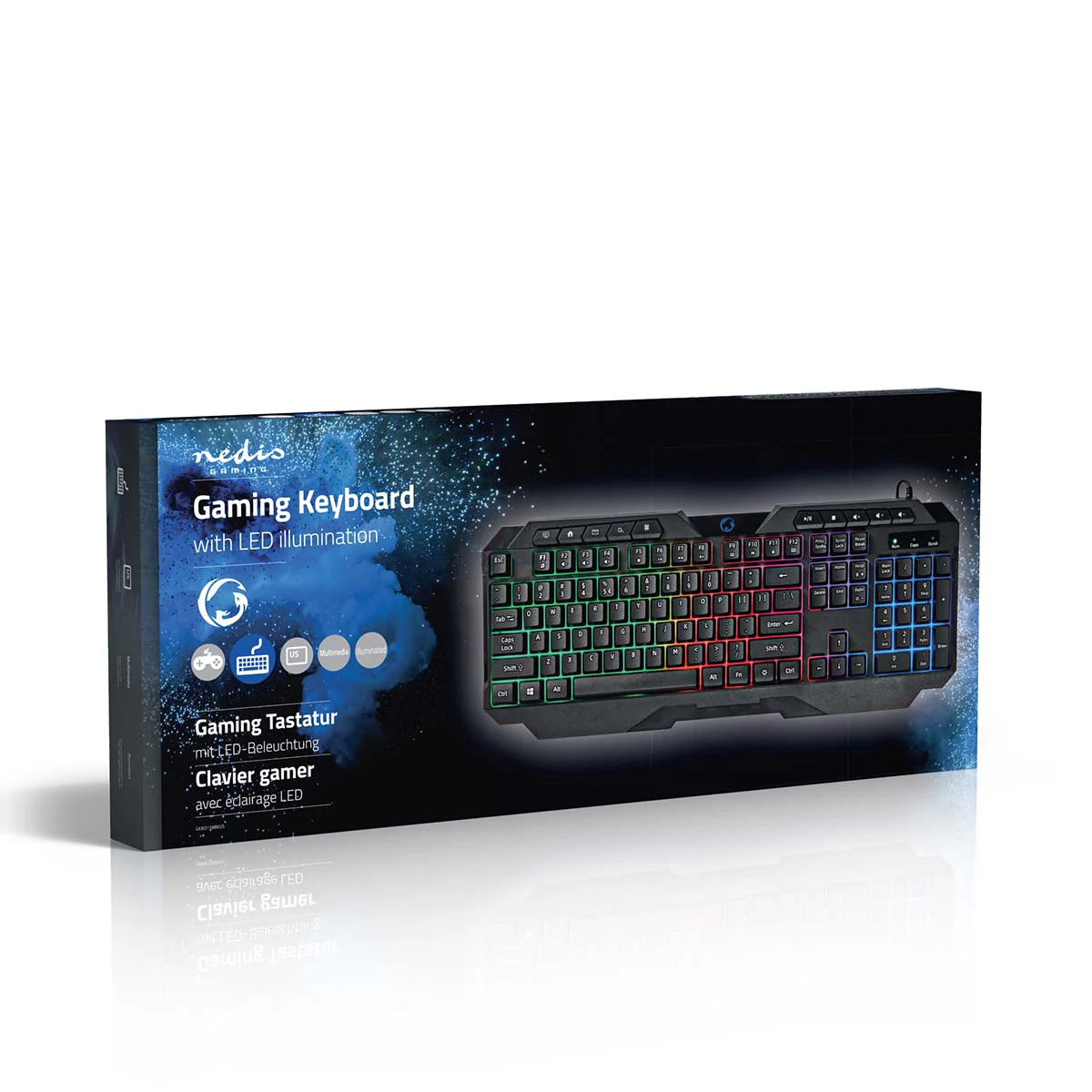 Bedraad Gaming Toetsenbord USB Type-A - Membrane Toetsen - LED - Image 12