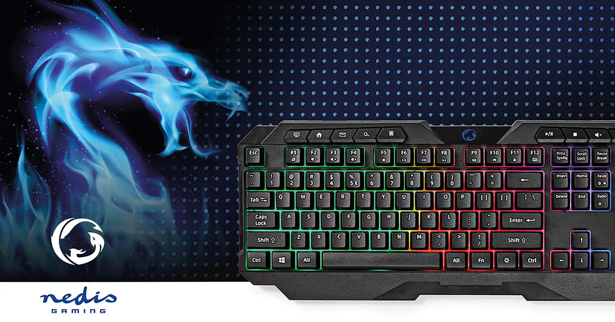 Bedraad Gaming Toetsenbord USB Type-A - Membrane Toetsen - LED - Image 14