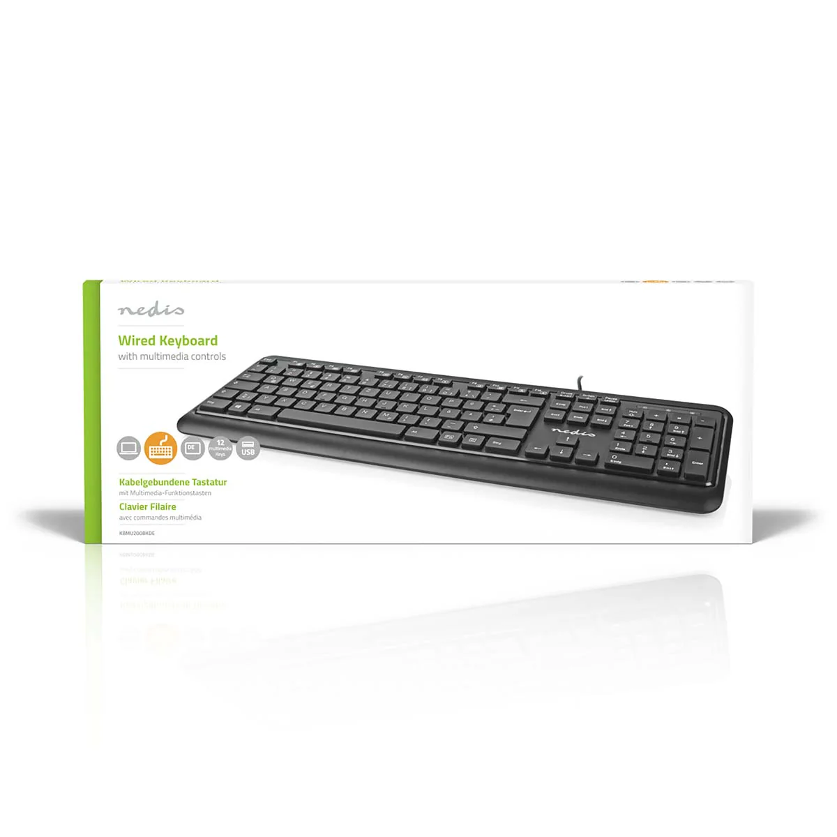 Bedraad Toetsenbord USB-A - Multimedia - QWERTY - Image 10