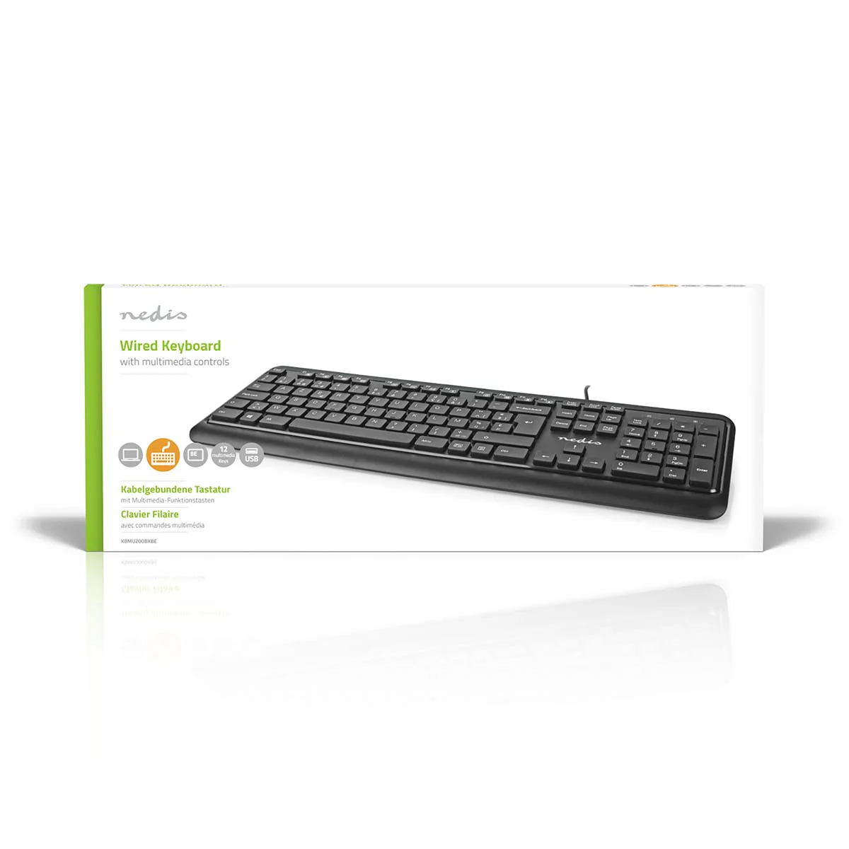 Bedraad Toetsenbord USB-A - Multimedia - QWERTY - Image 11