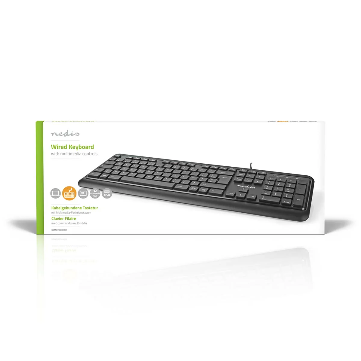 Bedraad Toetsenbord USB-A - Multimedia - QWERTY - Image 12