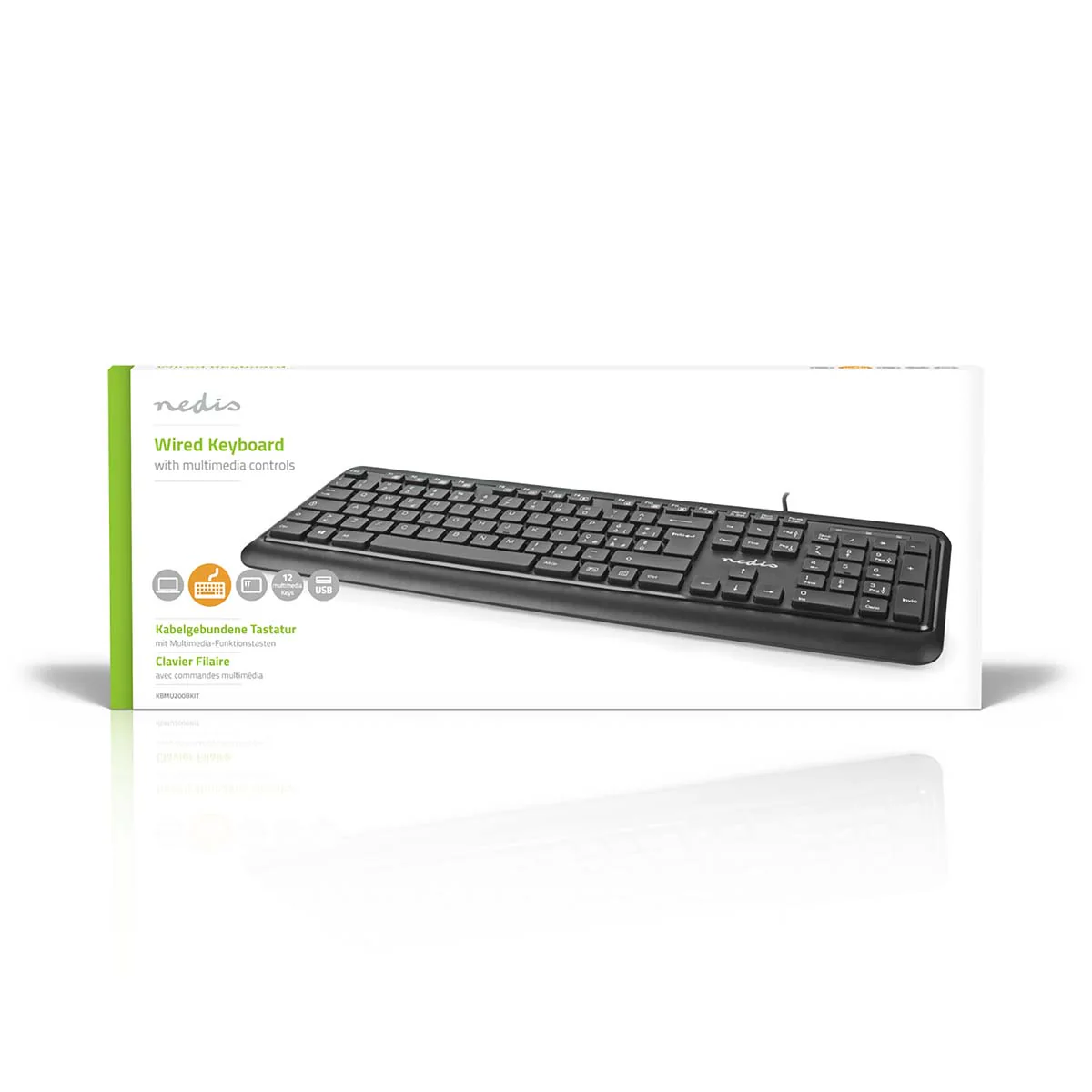 Bedraad Toetsenbord USB-A - Multimedia - QWERTY - Image 13