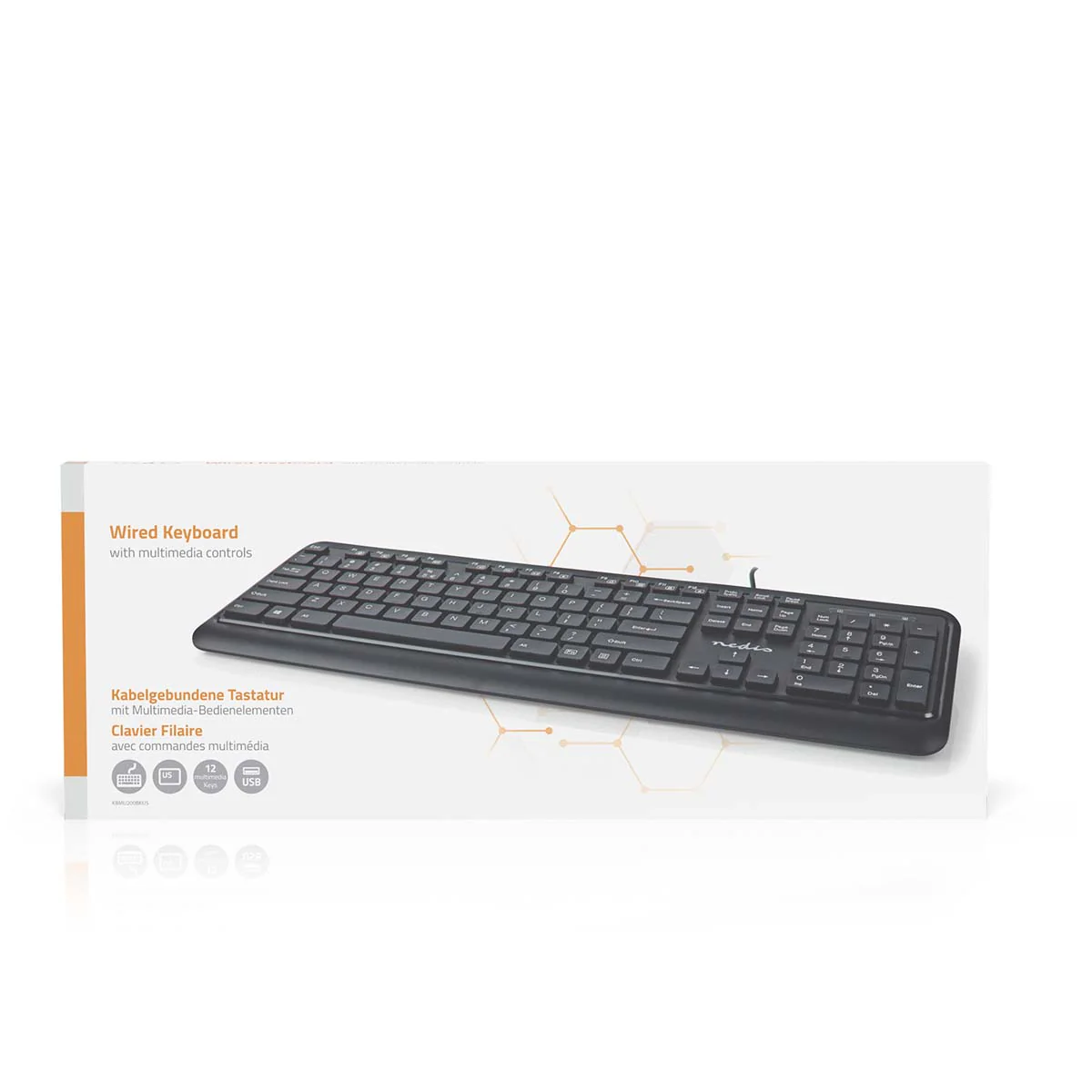 Bedraad Toetsenbord USB-A - Multimedia - QWERTY - Image 5