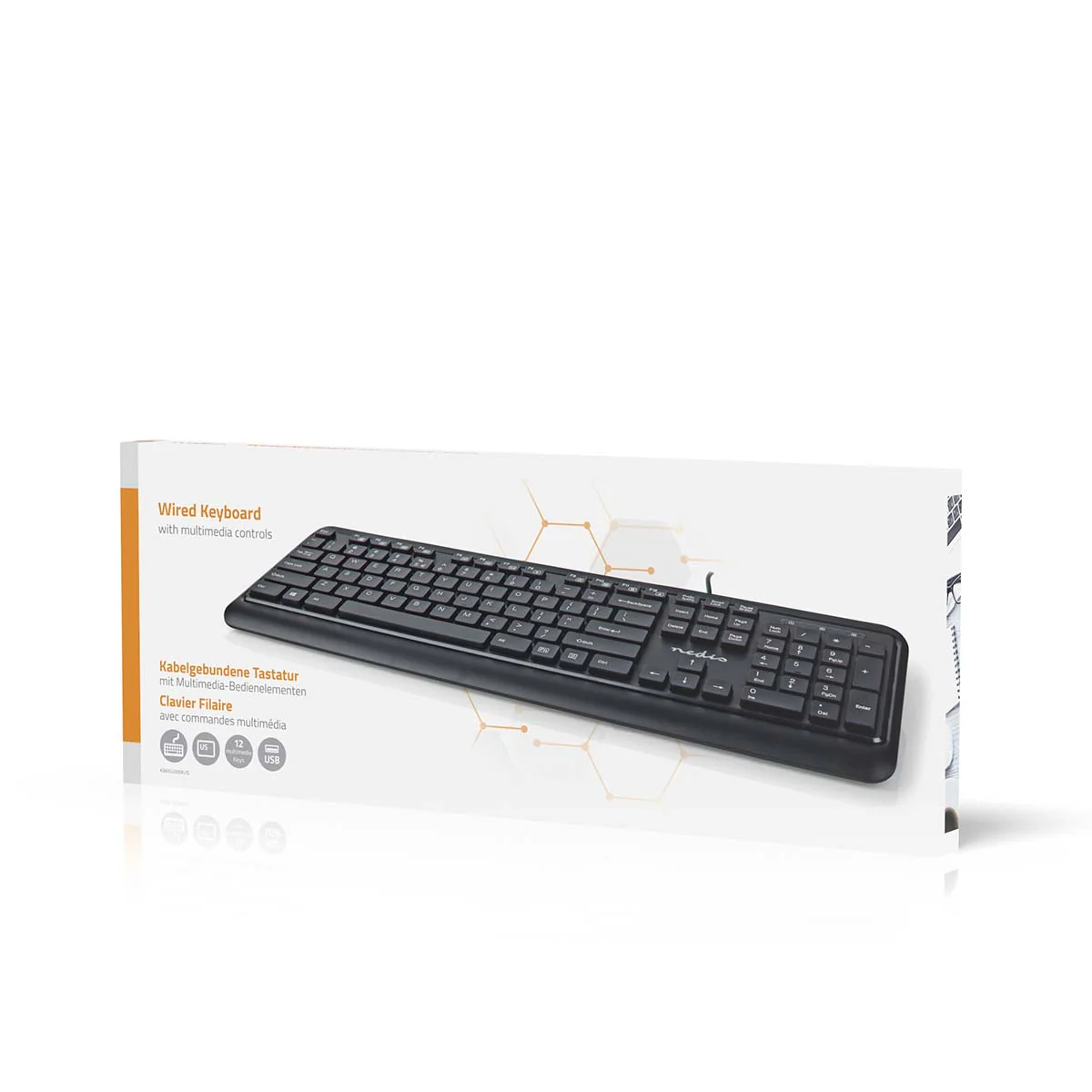 Bedraad Toetsenbord USB-A - Multimedia - QWERTY - Image 6