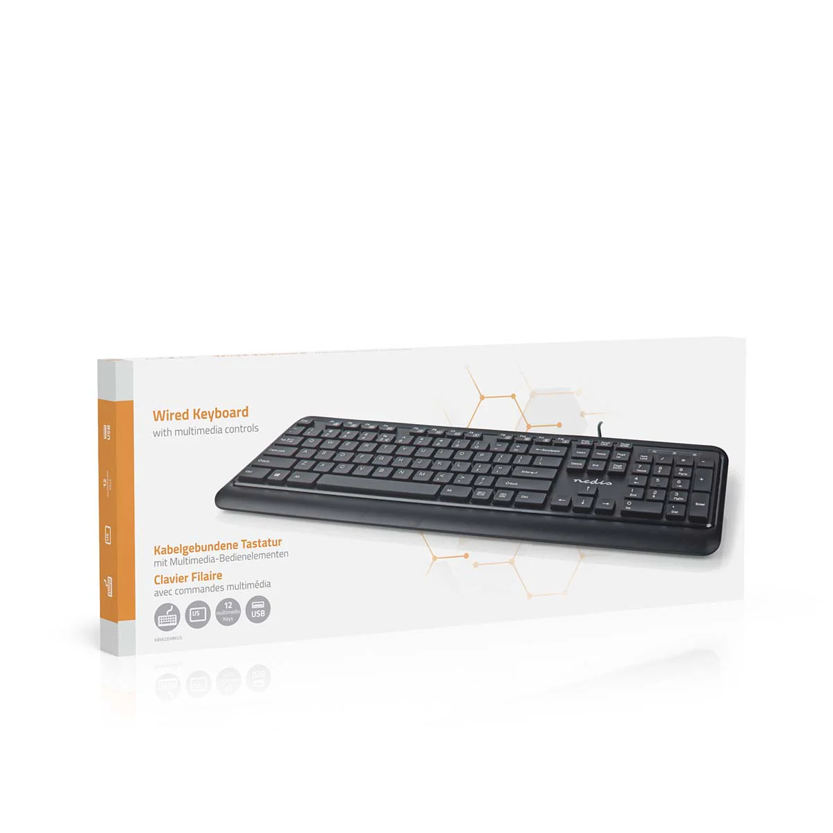 Bedraad Toetsenbord USB-A - Multimedia - QWERTY - Image 7