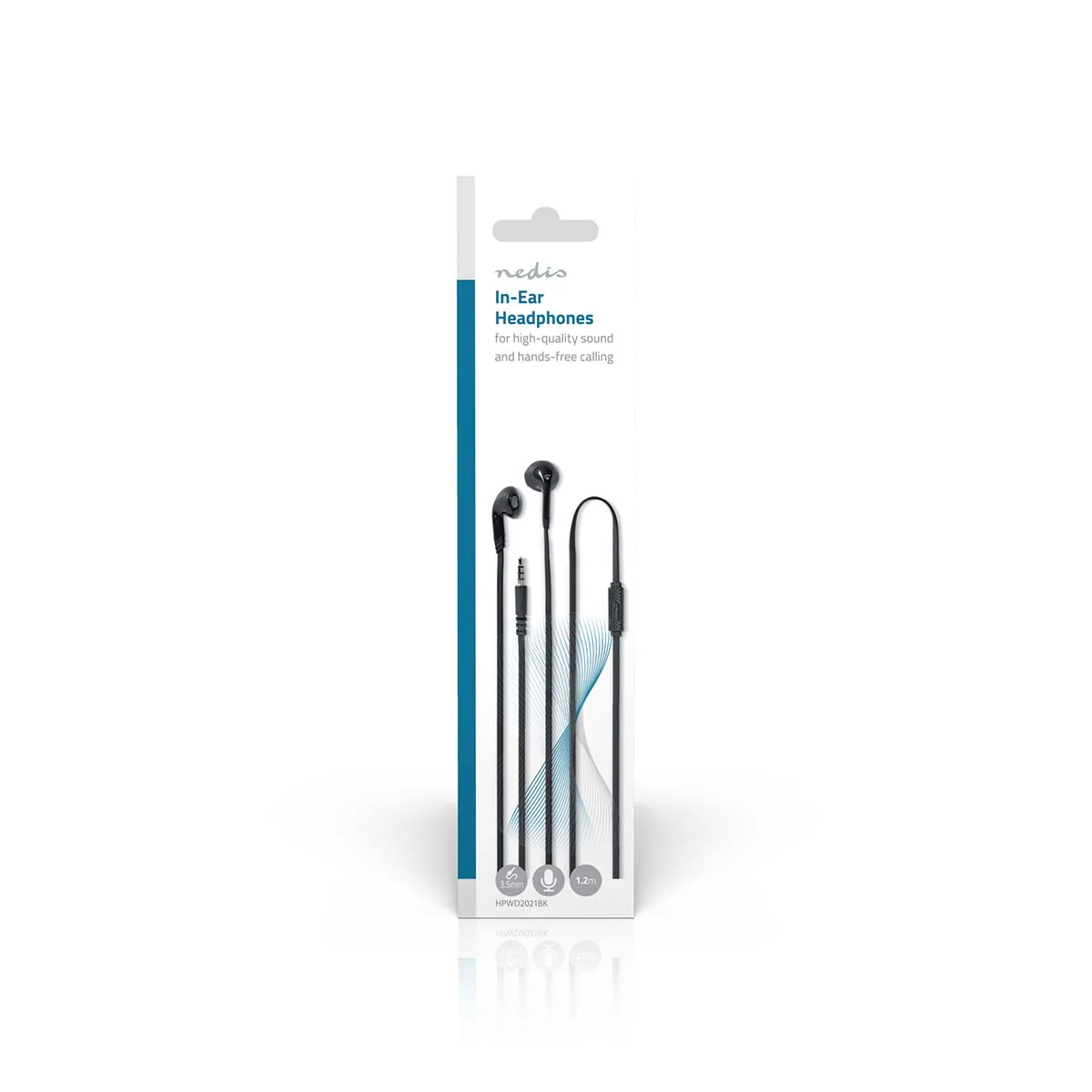 Bedrade Koptelefoon 3,5 mm - Kabellengte: 1.20m - Ingebouwde microfoon - Image 4