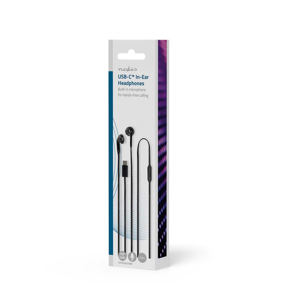 Bedrade Koptelefoon USB-C™ - Kabellengte: 1.20m - Ingebouwde microfoon - Image 4