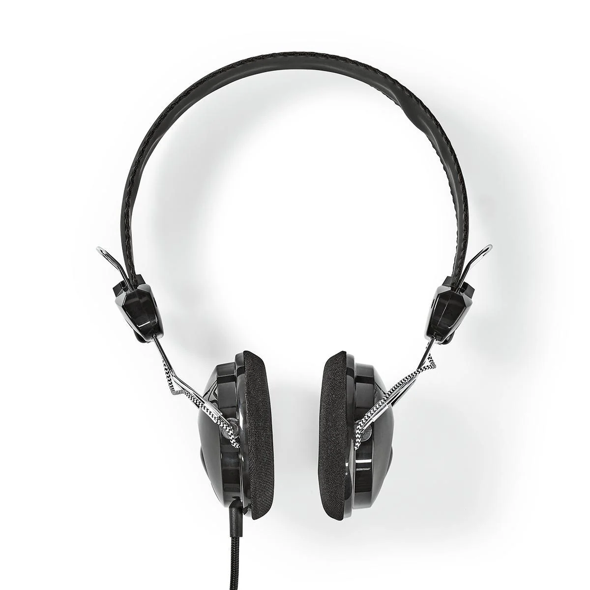 Bedrade On-ear Koptelefoon 3,5 mm - Kabellengte: 1.10m - Zwart - Image 3