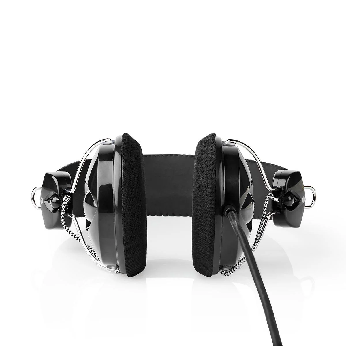 Bedrade On-ear Koptelefoon 3,5 mm - Kabellengte: 1.10m - Zwart - Image 4