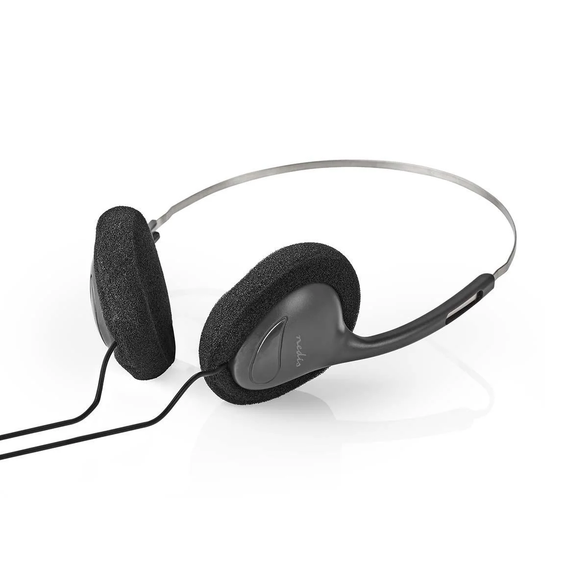 Bedrade On-ear Koptelefoon 3,5 mm - Kabellengte: 1.20m - Zwart - Image 4