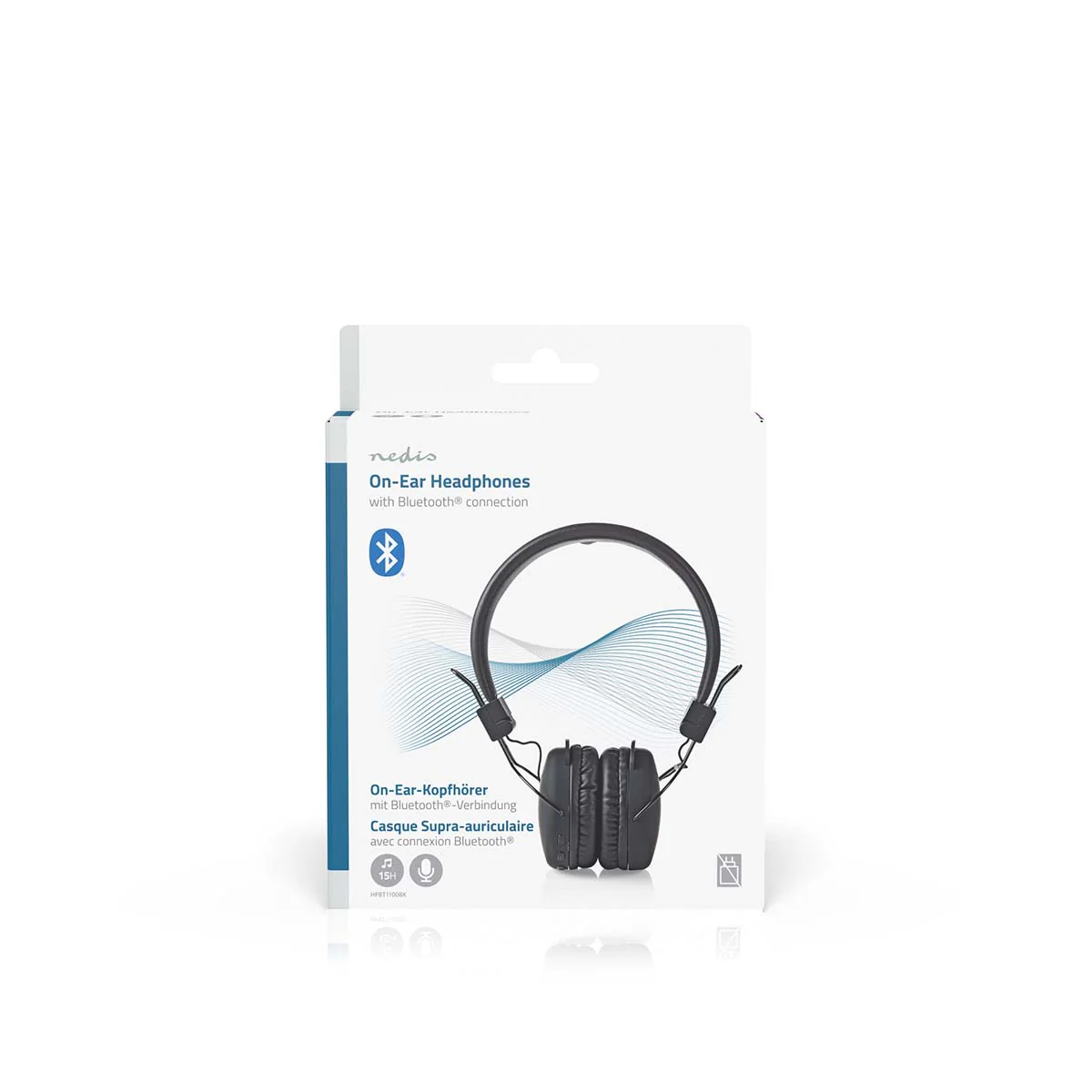 Bedrade On-ear Koptelefoon 3,5 mm - Kabellengte: 1.20m - Zwart - Image 7