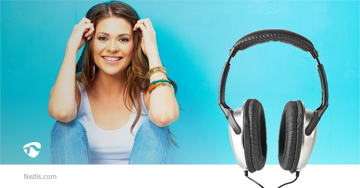Bedrade Over-ear Koptelefoon 3,5 mm - Kabellengte: 6.00m - Volumebediening - Image 12