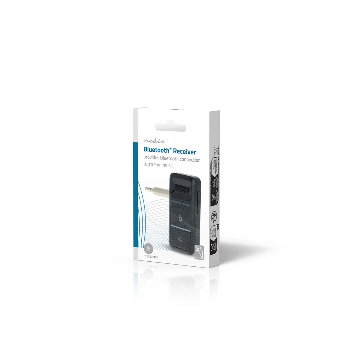 Bluetooth®-Ontvanger Uitgangen audio / video / data: USB-C™ Female / 1x 3.5 mm - Automatische uitschakelfunctie - Zwart - Image 6