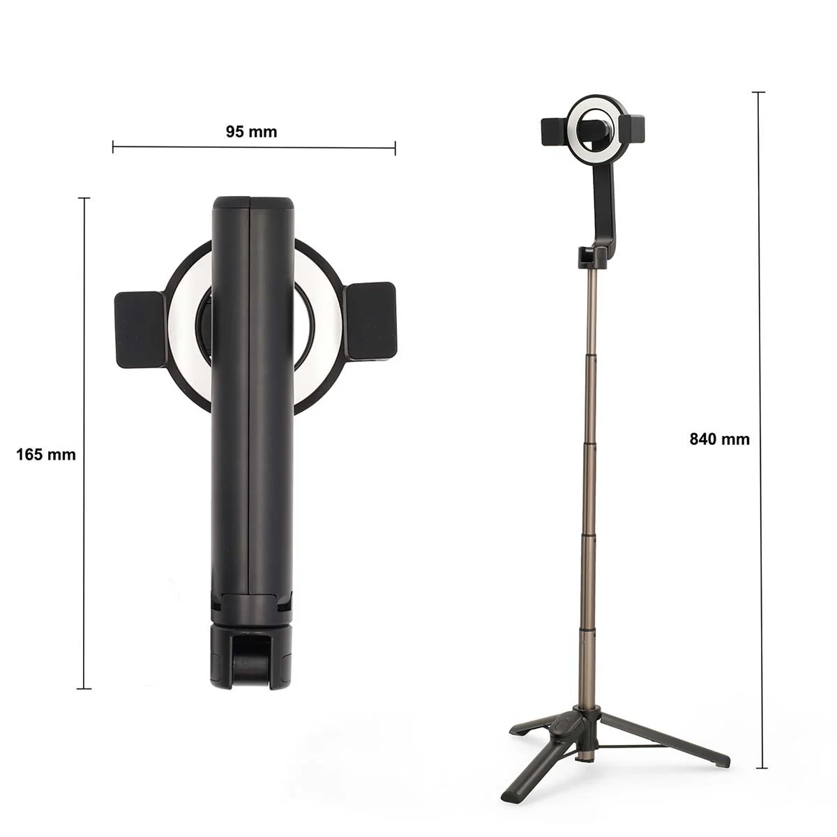 Bluetooth® Selfie Stick Bluetooth® versie: 5.0 - Maximale schermgrootte: 7" - Gevouwen lengte: 17 cm - Image 13