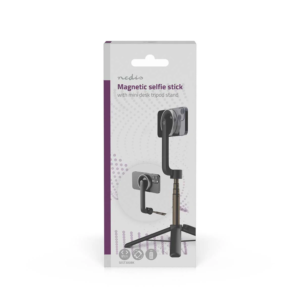 Bluetooth® Selfie Stick Bluetooth® versie: 5.0 - Maximale schermgrootte: 7" - Gevouwen lengte: 17 cm - Image 15