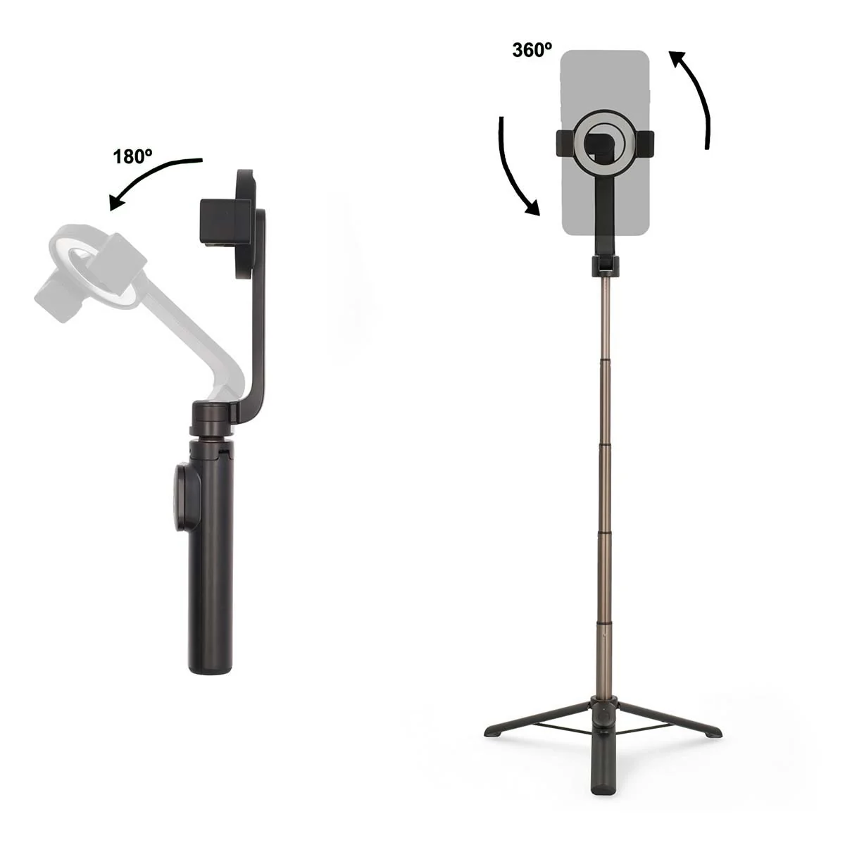 Bluetooth® Selfie Stick Bluetooth® versie: 5.0 - Maximale schermgrootte: 7" - Gevouwen lengte: 17 cm - Image 3