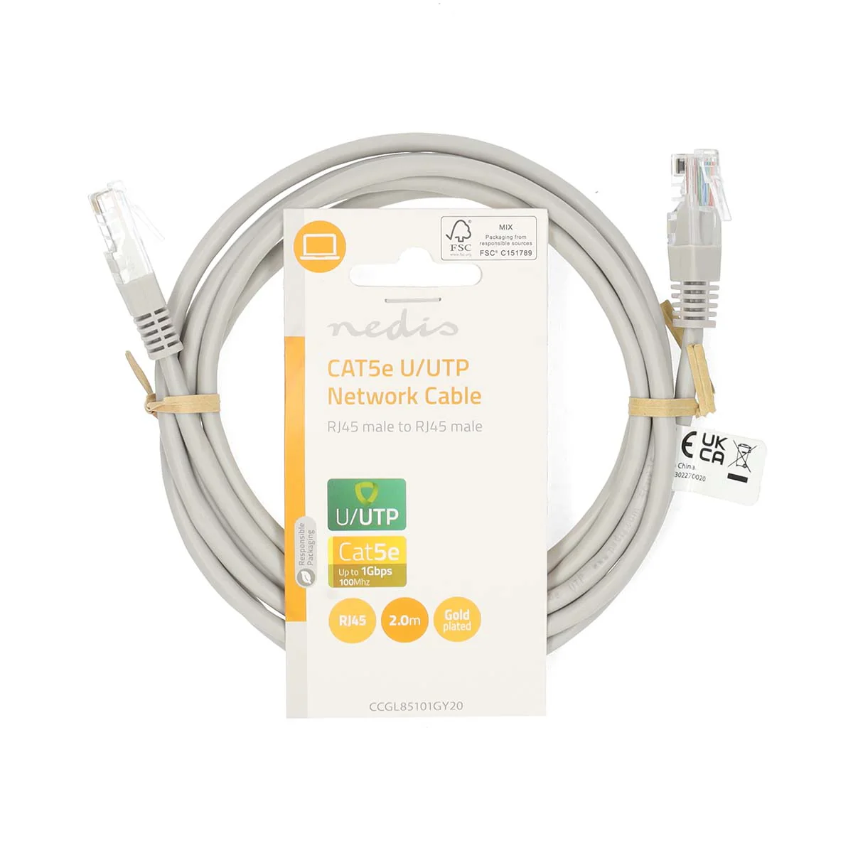 CAT5e Netwerkkabel U/UTP - RJ45 Male - RJ45 Male - Image 6