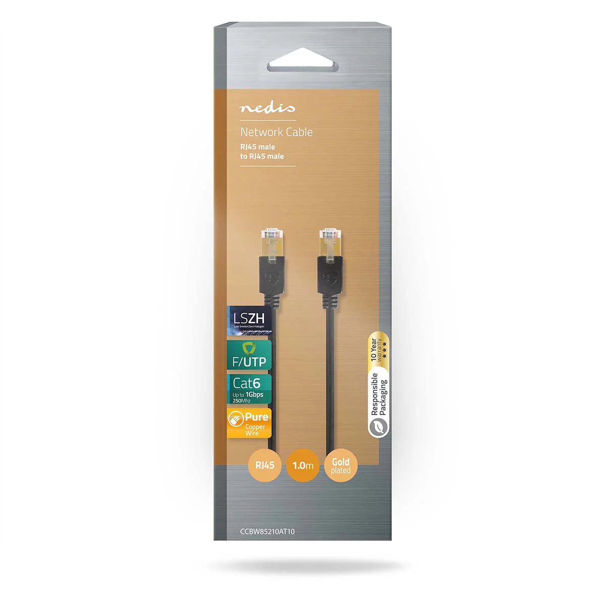 CAT6 Netwerkkabel RJ45 Male - RJ45 Male - F/UTP - Image 3