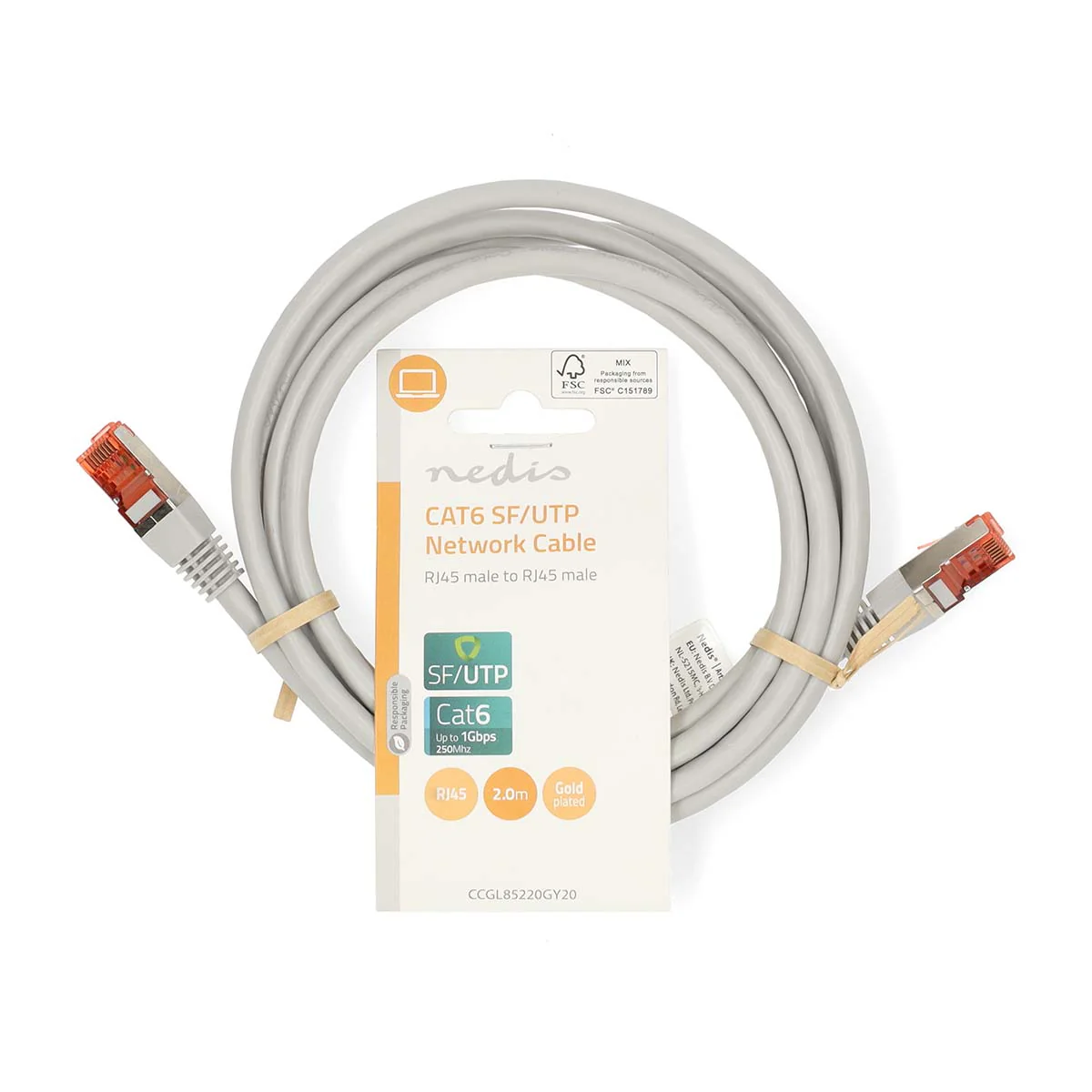 CAT6 Netwerkkabel RJ45 Male - RJ45 Male - SF/UTP - Image 11