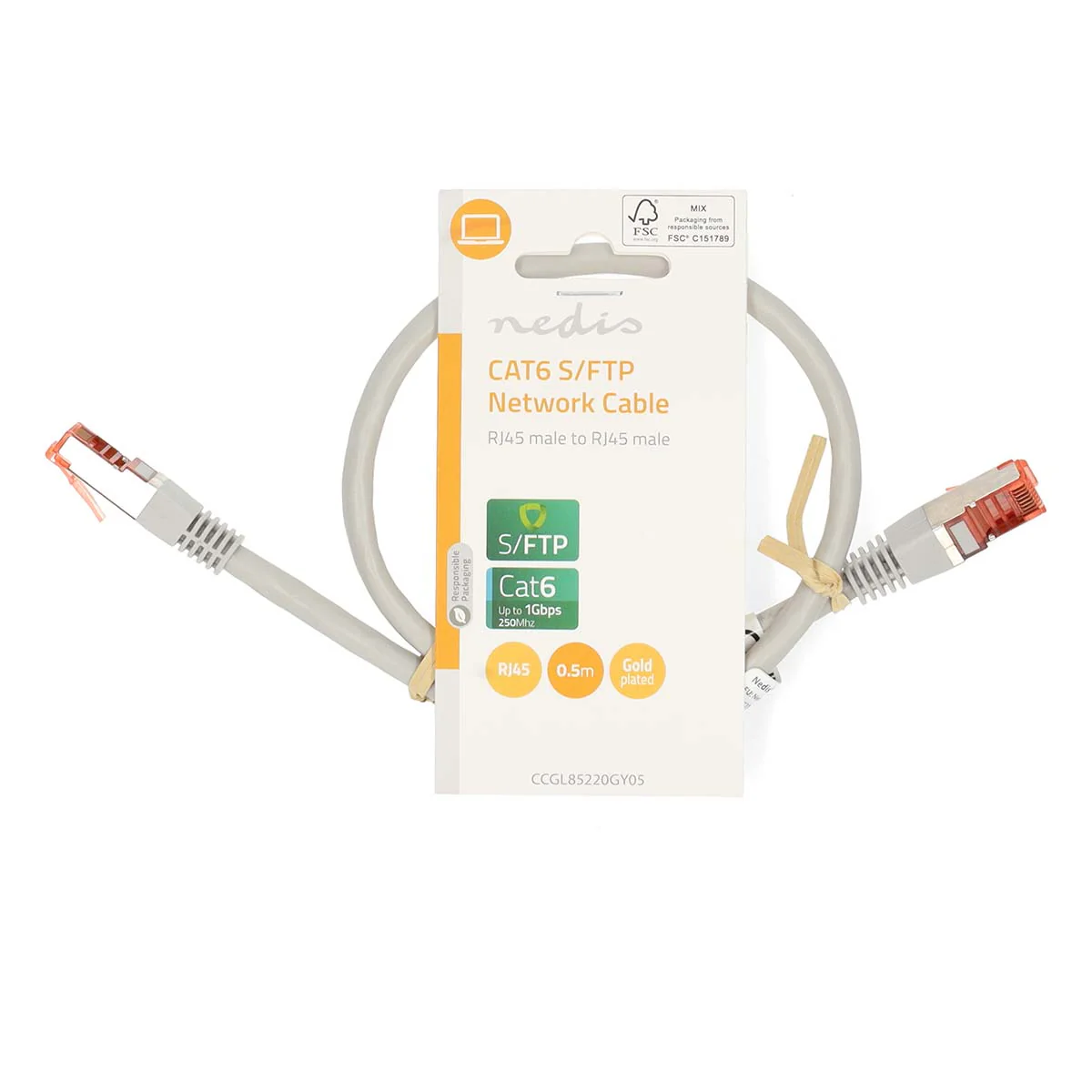 CAT6 Netwerkkabel RJ45 Male - RJ45 Male - SF/UTP - Image 3