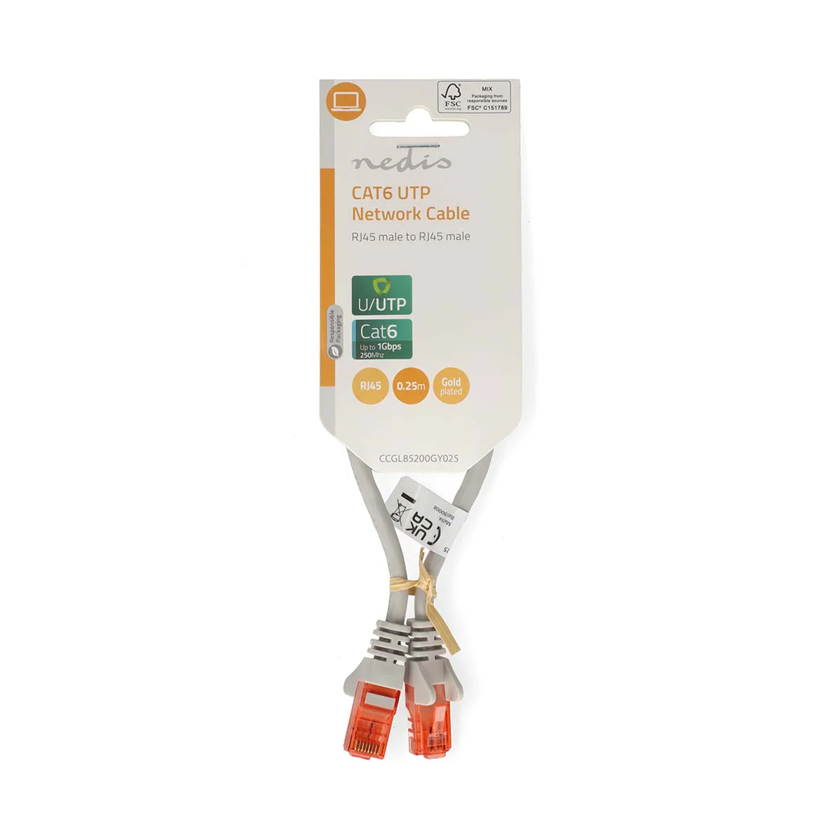 CAT6 Netwerkkabel RJ45 Male - RJ45 Male - U/UTP - Image 14