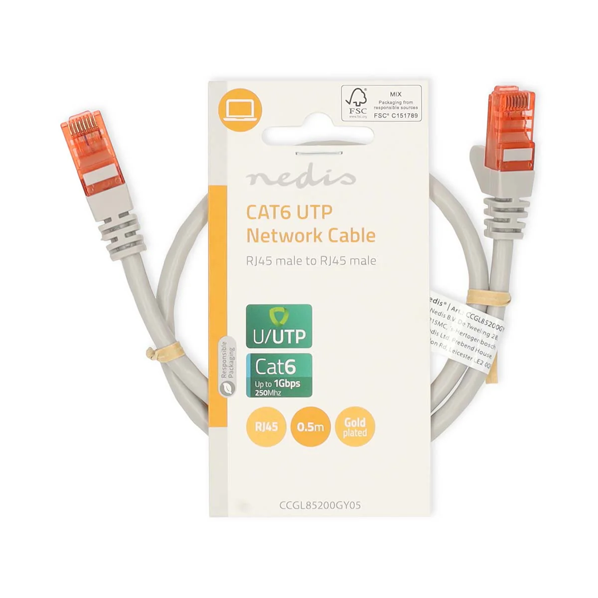 CAT6 Netwerkkabel RJ45 Male - RJ45 Male - U/UTP - Image 15