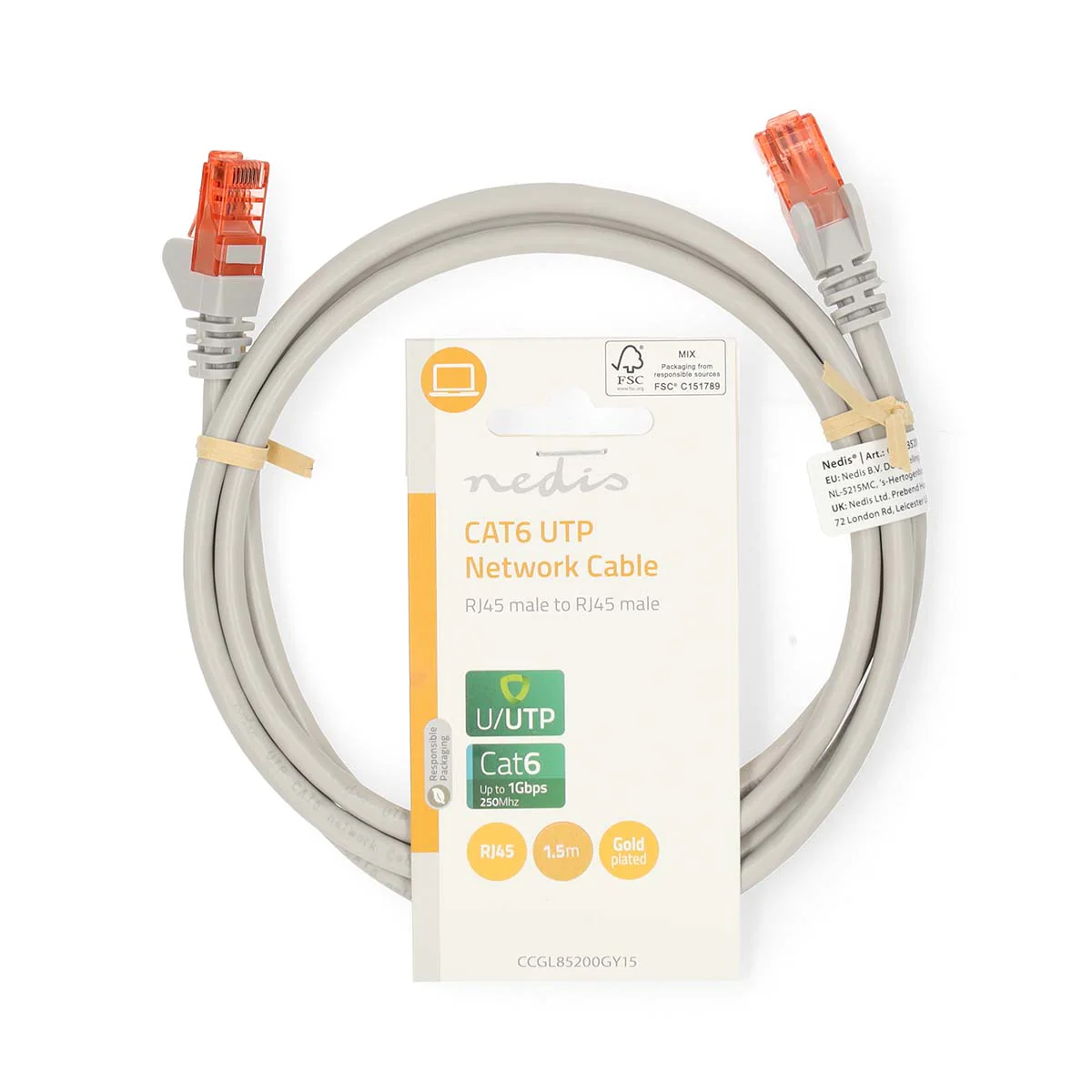 CAT6 Netwerkkabel RJ45 Male - RJ45 Male - U/UTP - Image 18