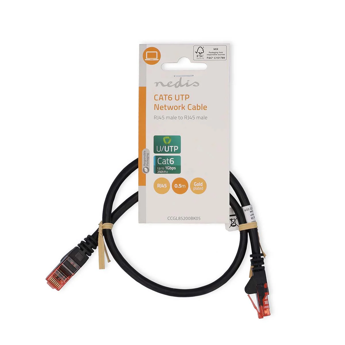 CAT6 Netwerkkabel RJ45 Male - RJ45 Male - U/UTP - Image 5