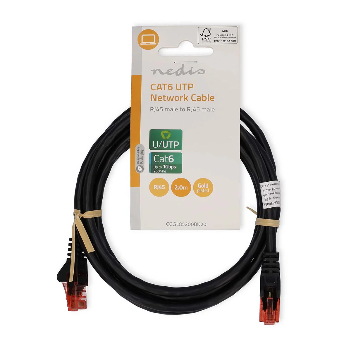 CAT6 Netwerkkabel RJ45 Male - RJ45 Male - U/UTP - Image 9