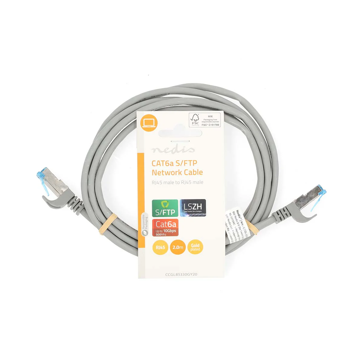 CAT6a netwerkkabel S/FTP - RJ45 Male - RJ45 Male - Image 12