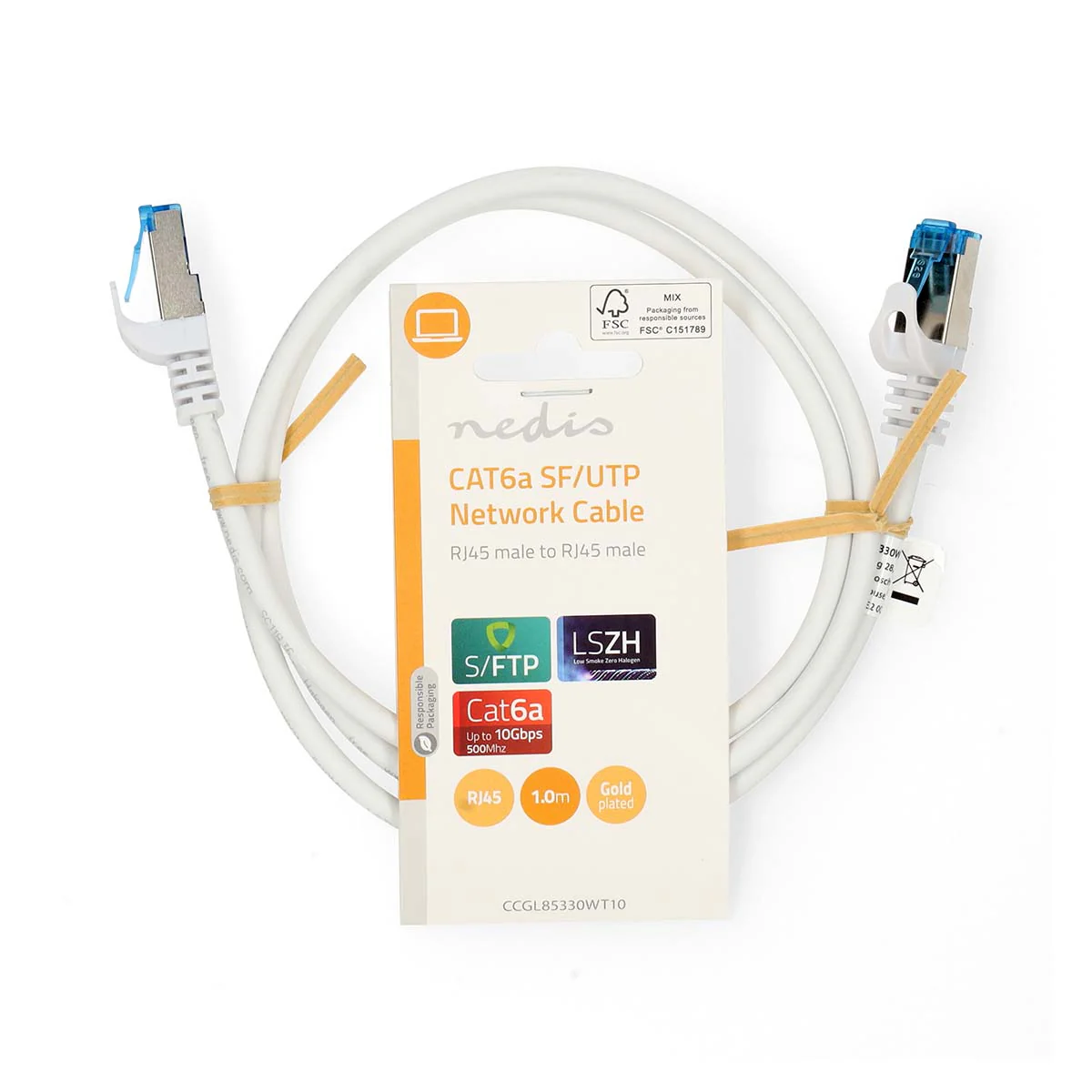 CAT6a netwerkkabel S/FTP - RJ45 Male - RJ45 Male - Image 3
