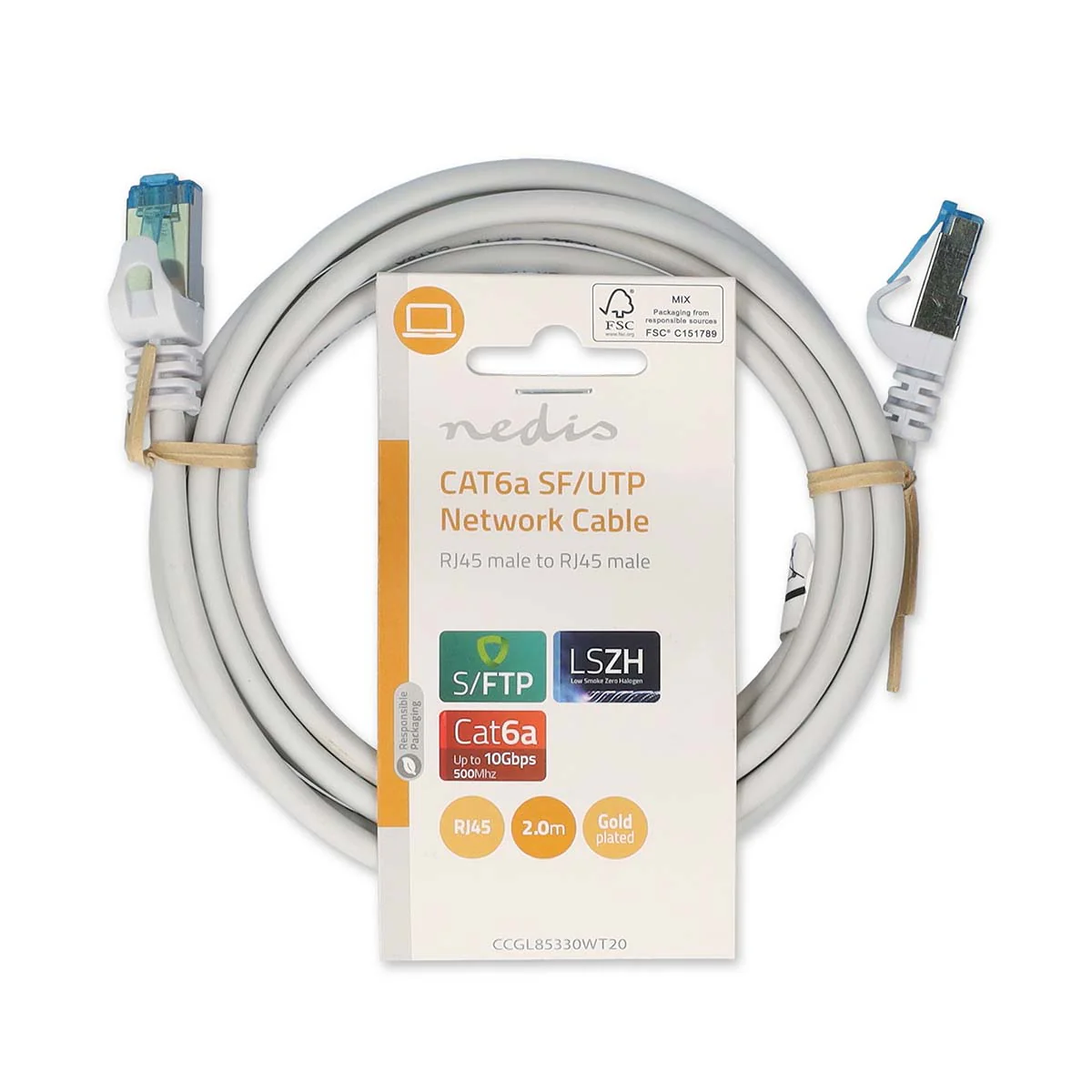 CAT6a netwerkkabel S/FTP - RJ45 Male - RJ45 Male - Image 6