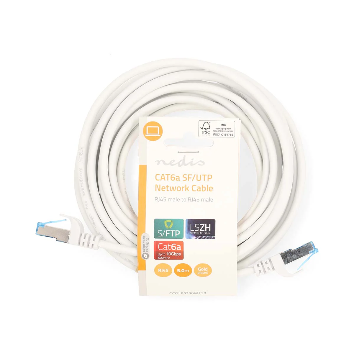 CAT6a netwerkkabel S/FTP - RJ45 Male - RJ45 Male - Image 8