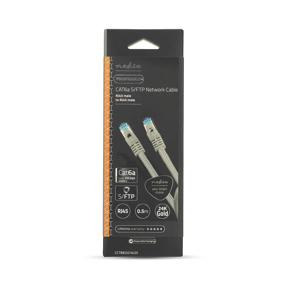 CAT6a netwerkkabel S/FTP - RJ45 Male - RJ45 Male - Image 3