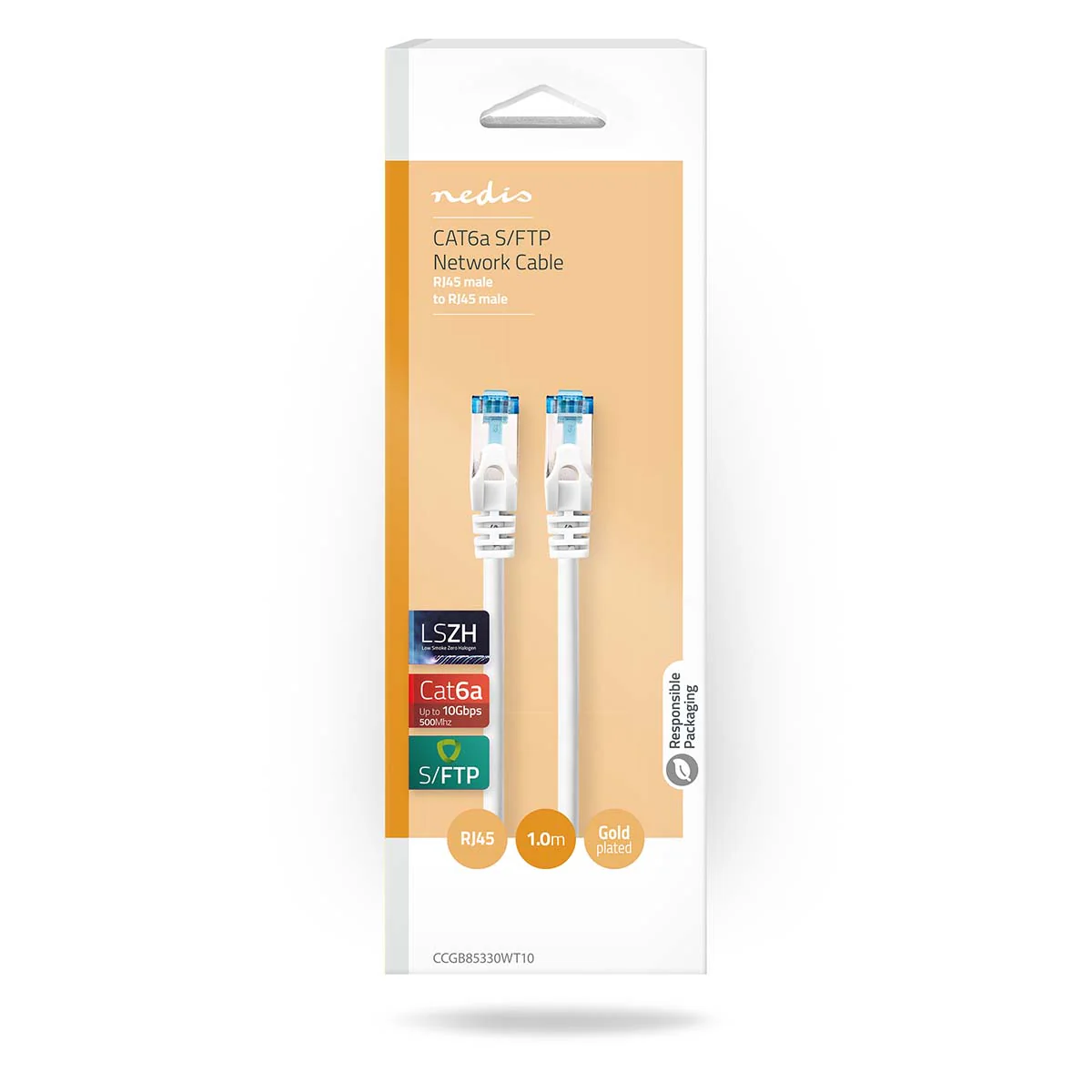 CAT6a netwerkkabel S/FTP - RJ45 Male - RJ45 Male - Image 4