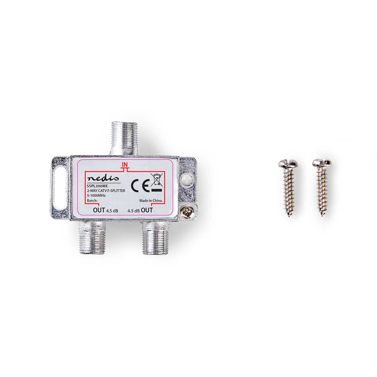 CATV-Splitter 5 - 1000 MHz - Tussenschakeldemping: 4.2 dB - 75 Ohm - Image 5